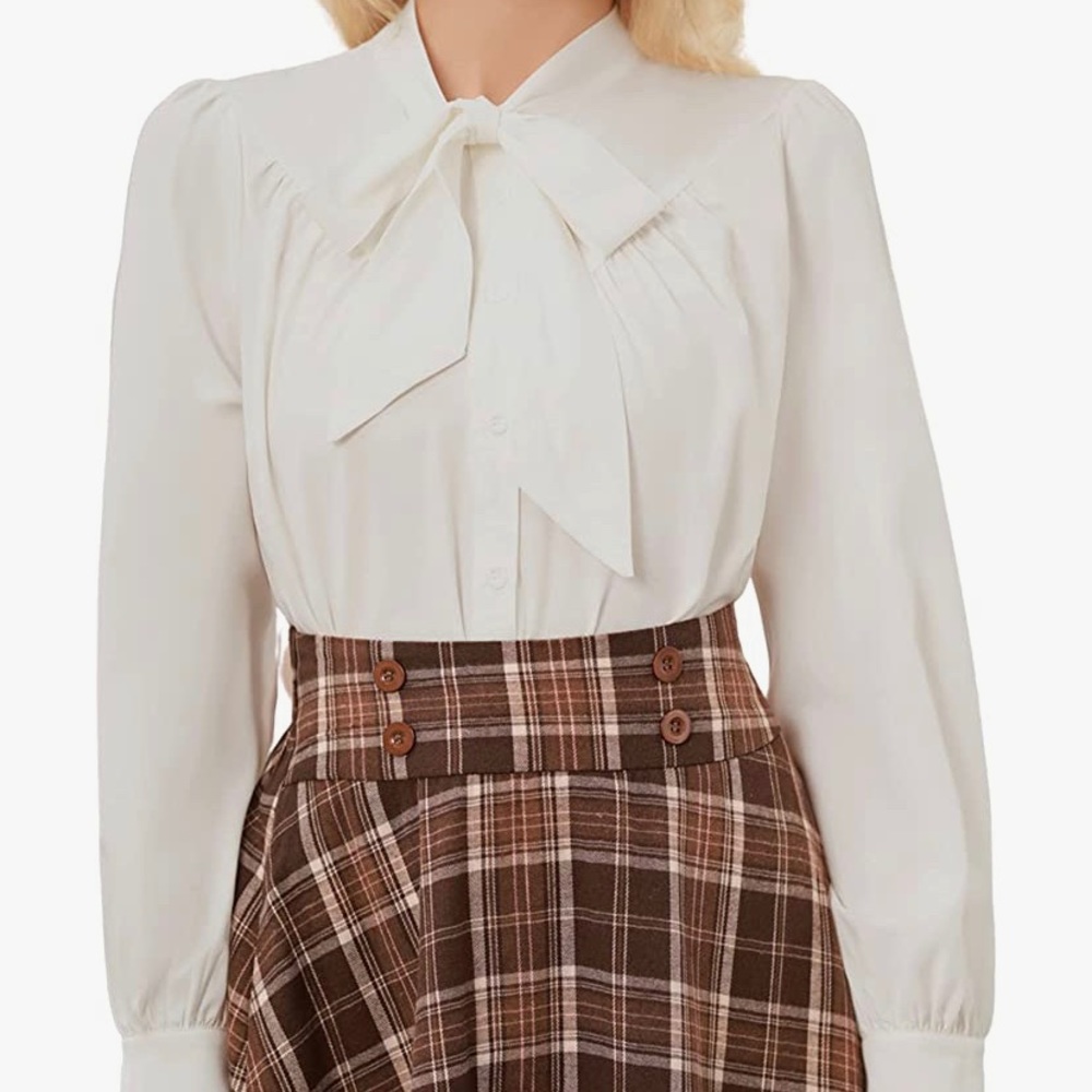 Belle Poque Women’s White Blouse